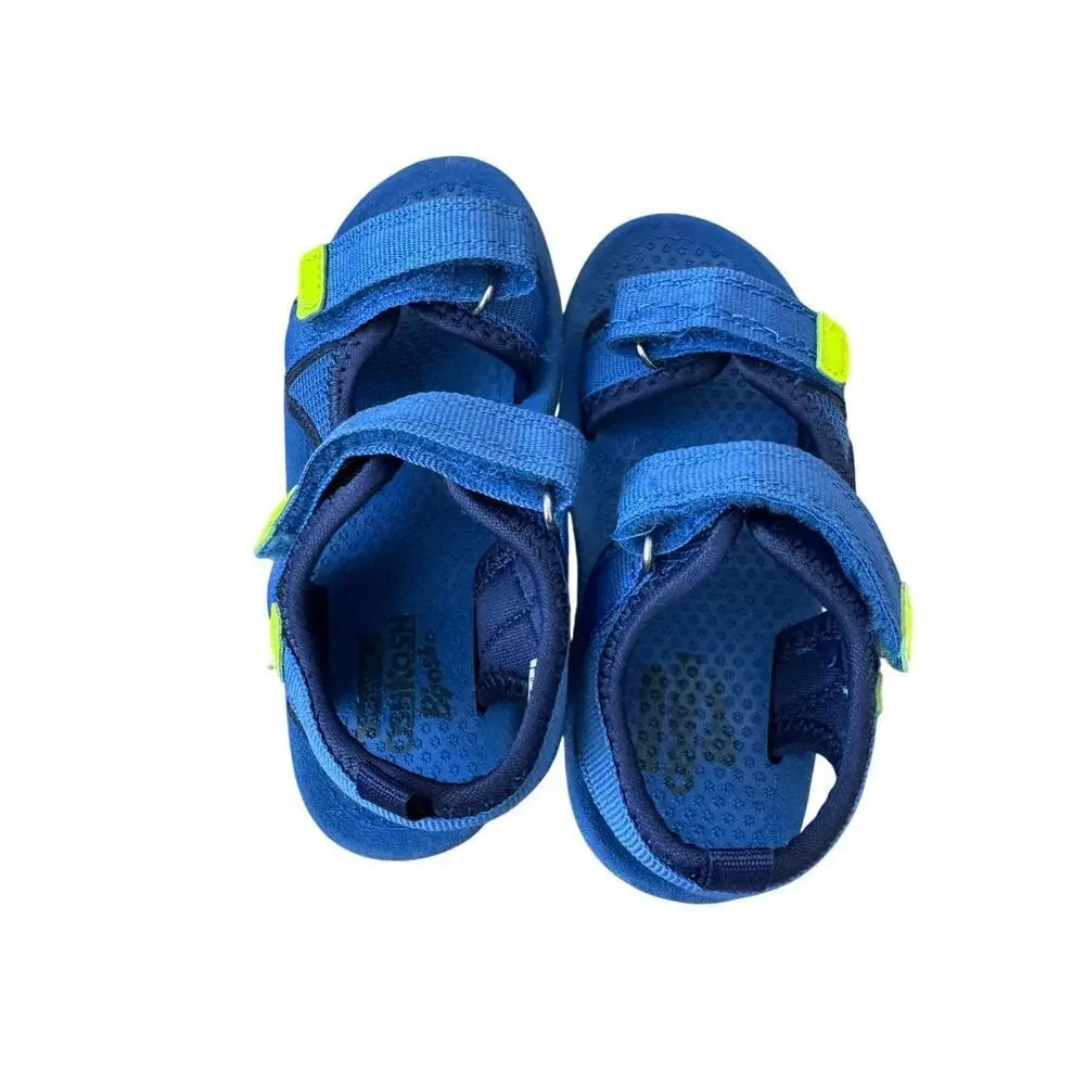 OSHKOSH B'GOSH shoes/Sandals Kids/Toddler/Boys shoes, size 9; Blue water/Beach